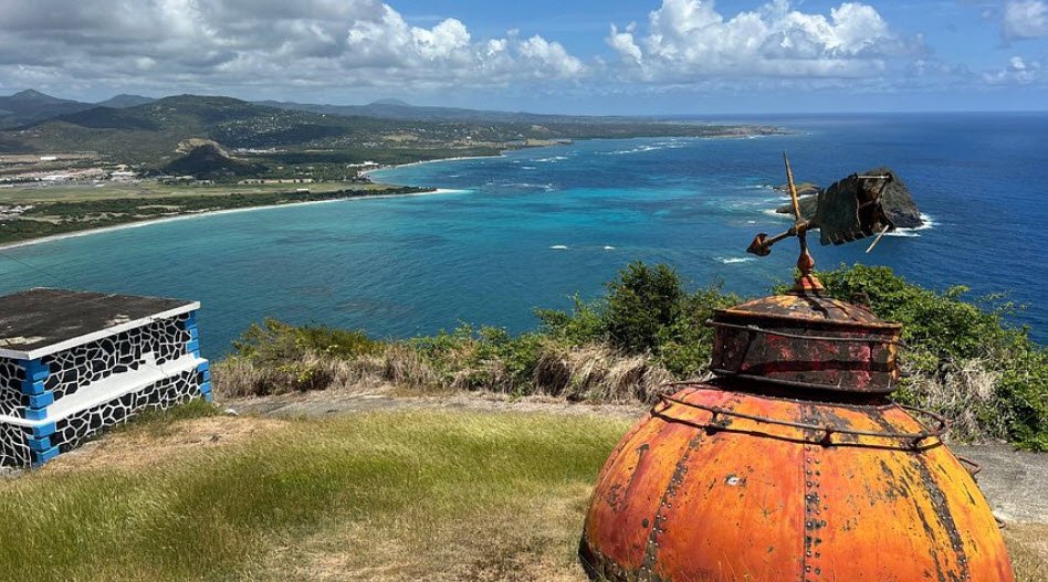 Vieux Fort Lighthouse at Moule-a-Chique, Vieux Fort, Saint Lucia